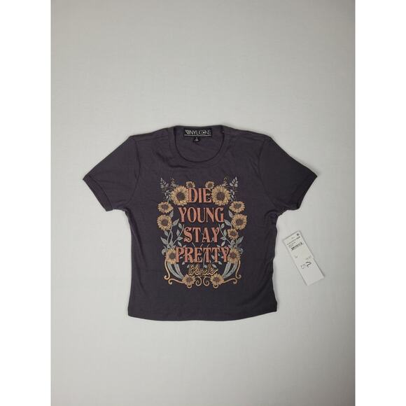 The Vinyl Icons Blondie Die Young Stay Pretty Graphic T-shirt Size Small - Picture 1 of 4